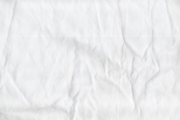 White Wrinkled Cotton Textures