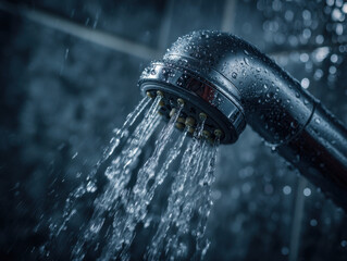 water flowing from a fountain