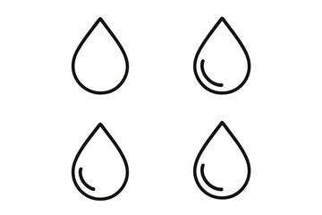 Decrease icon vector set, linear style diagram symbol, arrow down concept, minimalist business graphic, transparent background, ordered collection, cartoon illustration design