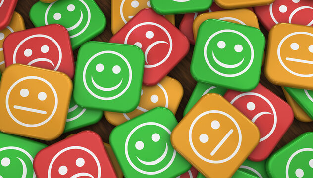 Business Quality Customer Satisfaction Survey Feedback And Customer Experience Evaluation Concept