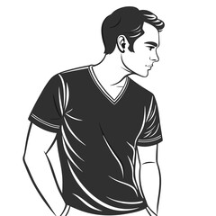 Young man in a tshirt