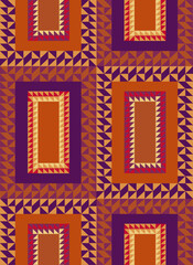 Abstract bright colors geometric seamless pattern