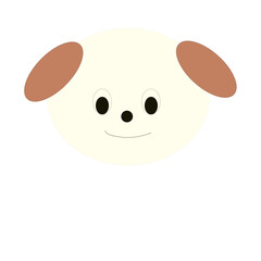 Fototapeta premium 可愛い動物の顔のイラスト