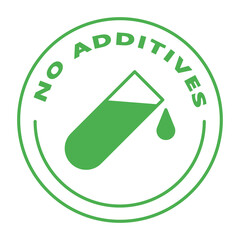 no additives  badge  icon 