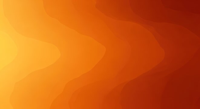 Abstract orange and yellow gradient background with wavy lines.