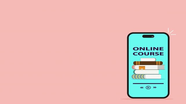 Online courses e-learning vector banner,digital education through internet
