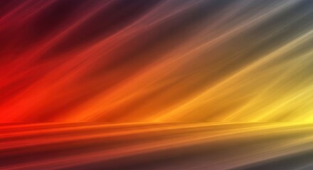 Obraz premium Abstract background with red, orange, and yellow light streaks.