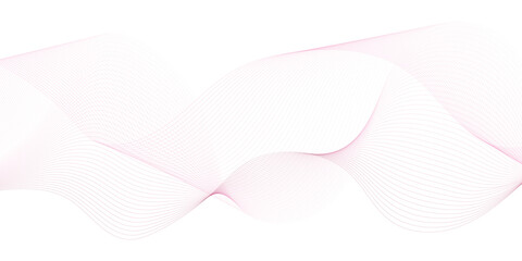 Pink and white wavy background. 