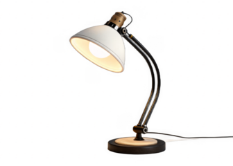 desk-light on a isolated transparent background	