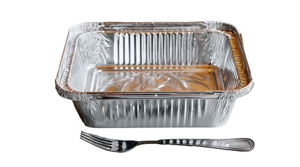 Rectangular Aluminum Baking Tray isolated on transparent background Remove png,