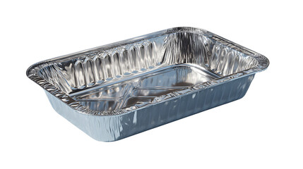 Rectangular Aluminum Baking Tray isolated on transparent background Remove png,
