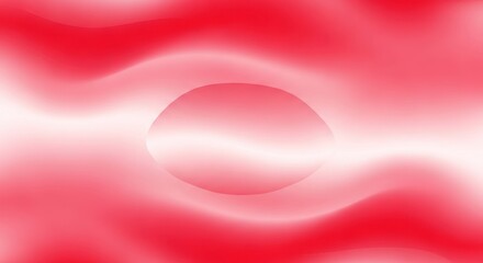 A red and pink abstract background with a circular shape in the center.