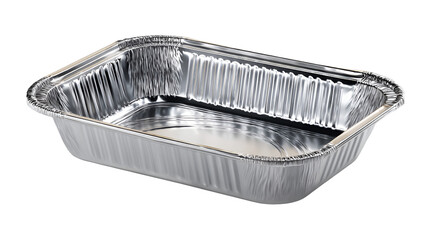 Rectangular Aluminum Baking Tray isolated on transparent background Remove png,