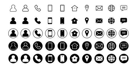 Modern Icons Set Vector for Apps, Websites, and UI Design Projects