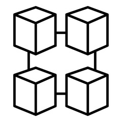 Artificial intelligence Icons , logo, illustration, vector