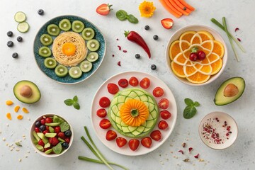 Conceptual Food Art Image Transforms Culinary Vision