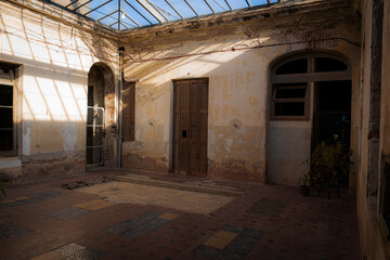 Interior de hotel antiguo