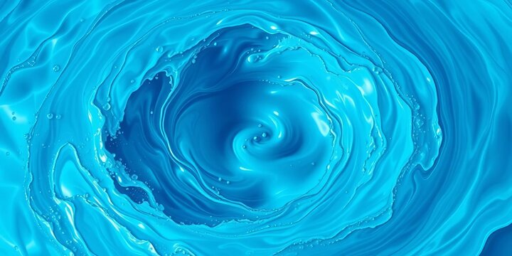 Abstract swirling blue water, circular motion, water, abstract