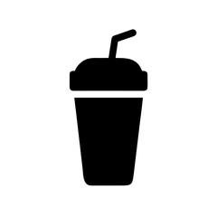 Smoothie Cup with Straw Icon - Refreshment Drink
