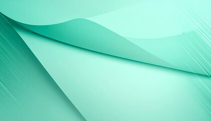 Abstract teal and green wave composition with dotted textures, translucent layers, and gradient depth evoking fluid motion and calm.