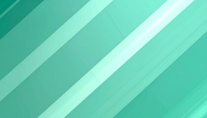 Abstract green and teal diagonal stripe pattern with varied widths, smooth gradients, and layered geometric depth.