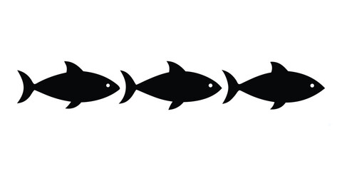silhouette of a fish