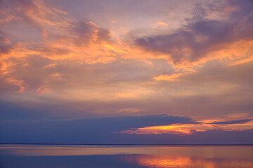 Kyiv sea water reservoir in Ukraine