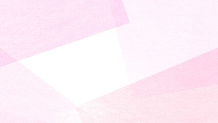 ピンク色の和紙テクスチャのやさしい幾何学な背景フレーム