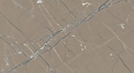 Elegant taupe quartz slab featuring intricate veining patterns for countertops