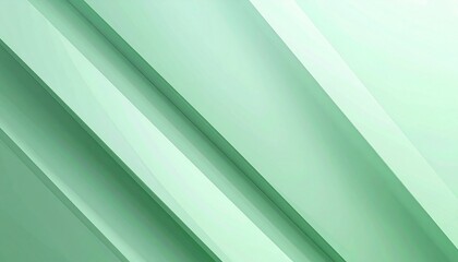 Abstract green gradient texture with overlapping diagonal panels, geometric layering, and luminous depth.