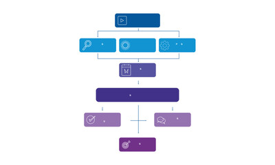 Infographic vector Design business template with presentation or steps workflow layout, flowchart,  