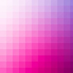 A gradient of pink and purple squares transitioning from light to dark, creating a soft, abstract background.