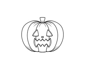 Jack o lantern Pumpkin isoltaed  pattern illustration colorful halloween wallpaper