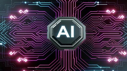 Ai artificial intelligence technology futuristic innovation digital transformation tech data - Powered by Adobe