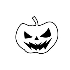 halloween pumpkin head