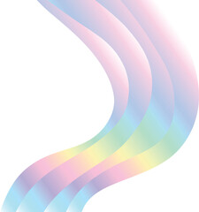 Pastel Holographic Wave 