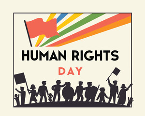Celebrating Human Rights Day with Pride Equality and Diversity Marching for a Better Future Together