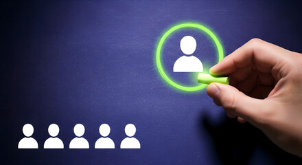 Selecting the Right Person Recruitment and Team Building Concept