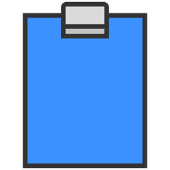 blue clipboard icon