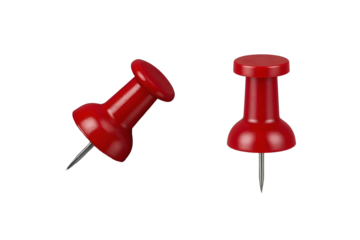 red push pin