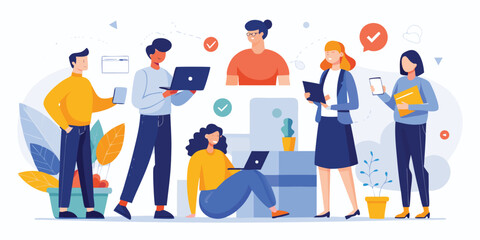 Professional Team Discussion – Business Brainstorming and Creative Planning