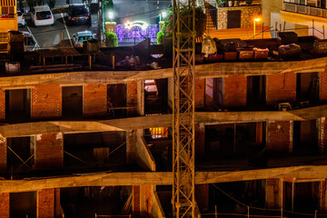 Urban Detail: A Building Under Construction