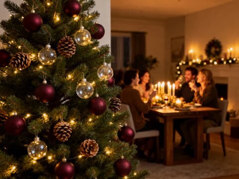 CENA NAVIDE&Ntilde;A EN CASA CON FAMILIA