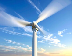Wind Turbine Generating Clean Energy.