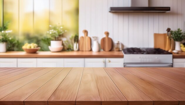 blur kitchen room of the background kitchen foom for use backgr