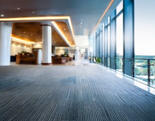 abstract blur interior hotel lobby background