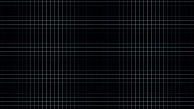 A dark background with a light gray grid pattern forming small squares across the entire image area