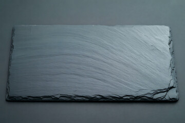 Empty Slate Stone Plate