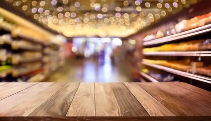 store blur background with bokeh