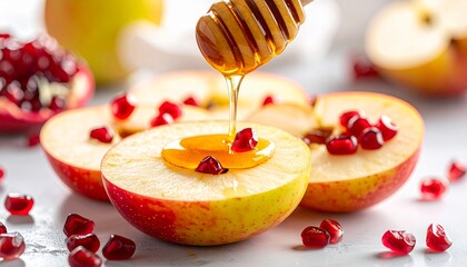 Apples Honey and Pomegranates: A Sweet Rosh Hashanah Celebration.